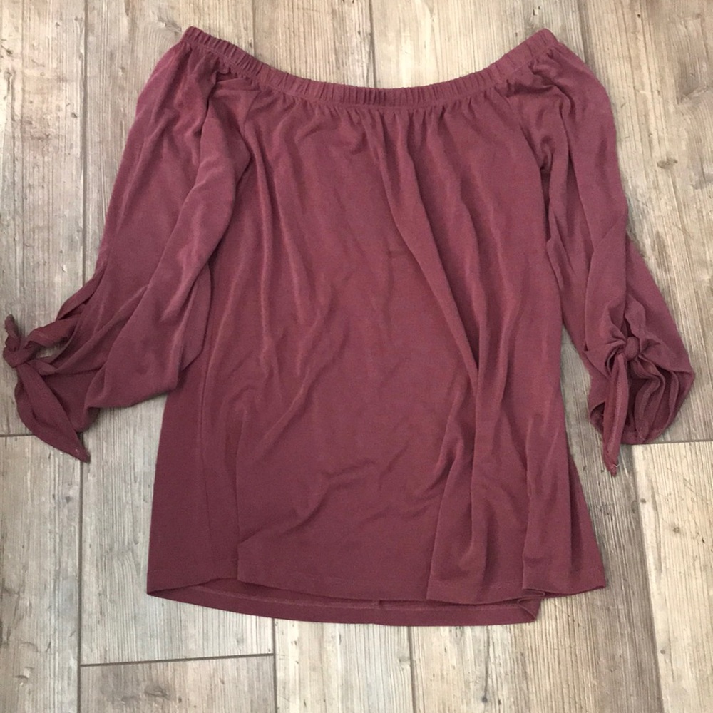 Burnt red blouse